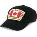 Dsquared2 Canadian flag baseball cap - Black