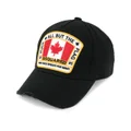 Dsquared2 Canadian flag baseball cap - Black