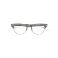 Dita Eyewear Brixa cat-eye frame glasses - Metallic