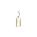 Aurelie Bidermann 18kt gold Paper Clip earring - Metallic