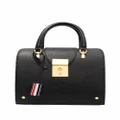 Thom Browne Mrs.Thom pebble-texture satchel bag - Black