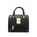 Thom Browne Mrs.Thom pebble-texture satchel bag - Black