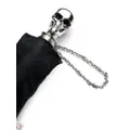 Alexander McQueen foldable skull umbrella - Black