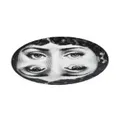 Fornasetti mirror cameo plate - White