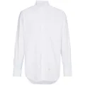 Thom Browne Grosgrain Placket Oxford Shirt - White