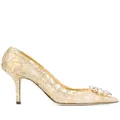 Dolce & Gabbana Bellucci Taormina lace pumps - Gold