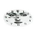 Fornasetti face clock print plate - White