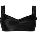 Dolce & Gabbana cropped bustier top - Black