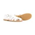 Miki House strappy sandals - White