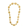 CHANEL Pre-Owned embossed medallions necklace - Metallic