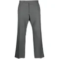 Thom Browne backstrap cropped tailored trousers - Grey