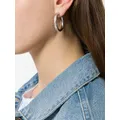 Maria Black Ruby 35 hoop earring - Metallic