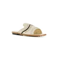 Tod's stud-embellished slide sandals - Metallic