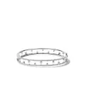 De Beers Jewellers 18kt white gold Dewdrop diamond bangle - Silver