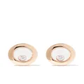 Chopard 18kt rose gold Happy Diamonds Icons ear pins - Pink