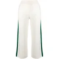 Cashmere In Love cashmere blend side stripe track pants - White