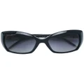Bvlgari Pre-Owned 1990s embellished square-frame sunglasses - Black