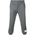 Thom Browne drawstring-waist wool track pants - Grey
