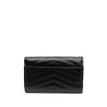 Saint Laurent Monogram compact tri-fold wallet - Black