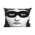Fornasetti Burlesque photograph-print pillow - Black