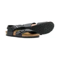 Birkenstock Kids buckle flat sandals - Black
