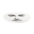 Fornasetti printed face plate - White