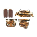 Dolce & Gabbana Kids tiger-print baby carrier cover - Yellow
