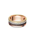 Boucheron 18kt yellow, rose, and white gold Diamond Quatre Classique small ring - Pink