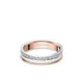 Boucheron 18kt white and rose Diamond Quatre White band ring - Silver