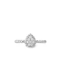 Boucheron 18kt white gold Serpent Bohème XS motif diamond ring - Silver