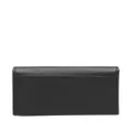 Prada logo-plaque foldover cardholder - Black