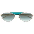 Jimmy Choo Eyewear pilot-frame sunglasses - Pink