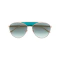Jimmy Choo Eyewear pilot-frame sunglasses - Pink