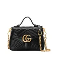 Gucci mini GG Marmont top-handle bag - Black