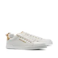 Dolce & Gabbana Portofino logo-tag leather sneakers - White