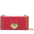 Dolce & Gabbana large Devotion quilted crossbody bag - Red