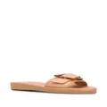 Ancient Greek Sandals Aglaia slides - Neutrals