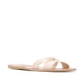 Ancient Greek Sandals Anna slides - White