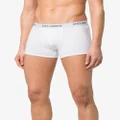 Dolce & Gabbana logo waistband cotton 2 pack boxer shorts - White