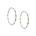 John Hardy Bamboo large hoop earrings - Silver