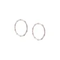 John Hardy Bamboo medium hoop earrings - Silver