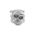 Alexander McQueen divided skull ring - Metallic