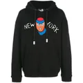 Haculla New York Robber hoodie - Black