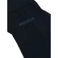 BOSS logo-print ankle socks - Black
