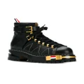Thom Browne RWB-detail Vitello hiking boots - Black