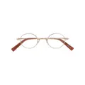 Epos round frame glasses - Gold