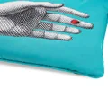 Fornasetti lady bug print pillow - Blue