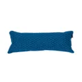 Fornasetti Sardine silk cushion - Blue
