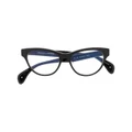 Paradis Collection cat-eye frame glasses - Black