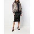 Dolce & Gabbana leopard-print bomber jacket - Brown